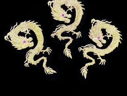 Rồng Vàng 3D Dán Trang Trí Điện Thoại