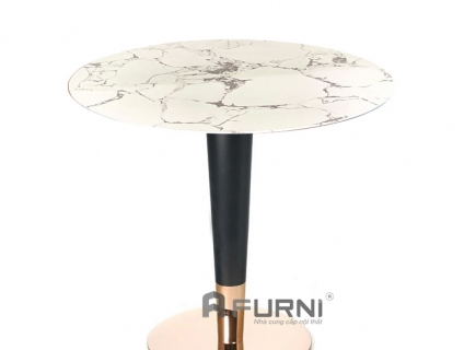 Bàn Tiếp Khách Mặt Đá Chân Mạ Vàng Gold Sang Trọng