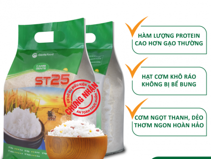 Sốc!!!!!! St25 gente food túi 2kg 88,000 chỉ còn 68,000