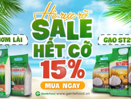 [MUA 2 TẶNG 1]ST25 GENTEFOOD SALE SỐC TÚI 10KG CHỈ CÒN 340K+FREESHIP