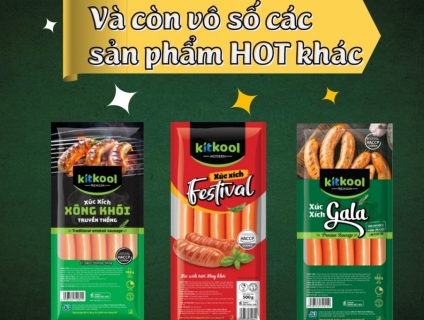 Thực phẩm kitkool tuyển sỉ đại lý toàn quốc xúc xích các loại