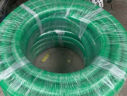 Ống nhựa mềm lõi thép PVC xanh dẫn hoá chất - xăng dầu D50 - D60 -D76