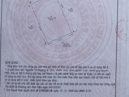 Nhà bán chính chủ, Q.10 , gần trường ĐH Bách Khoa, BV 115