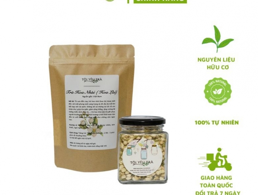 Trà hoa Nhài (Hoa Lài) Nguyên Bông