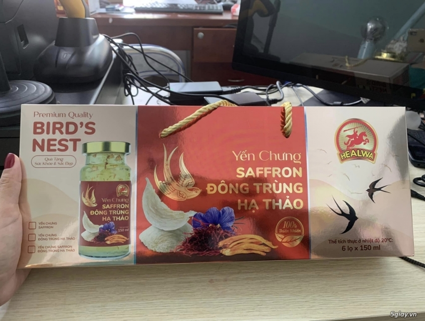 Bán hộp yến chưng saffron đông trùng hạ thảo cho người giảm cân ở HCM