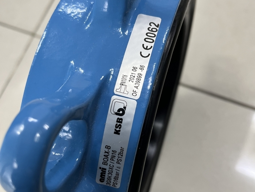 Van bướm KSB BOAX-B nhập khẩu trực tiếp từ Đức