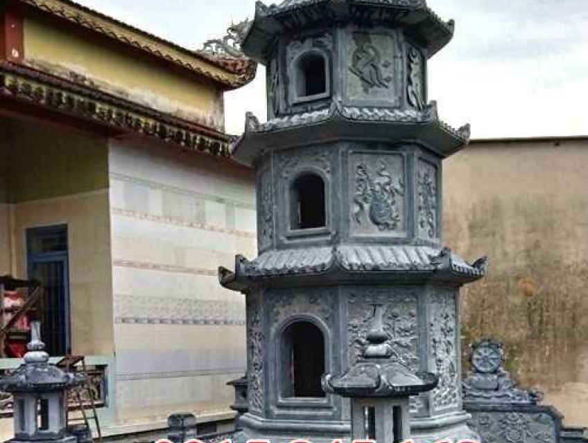 Giá bán mộ tháp đá xanh đẹp nhất bán tại Lai Châu