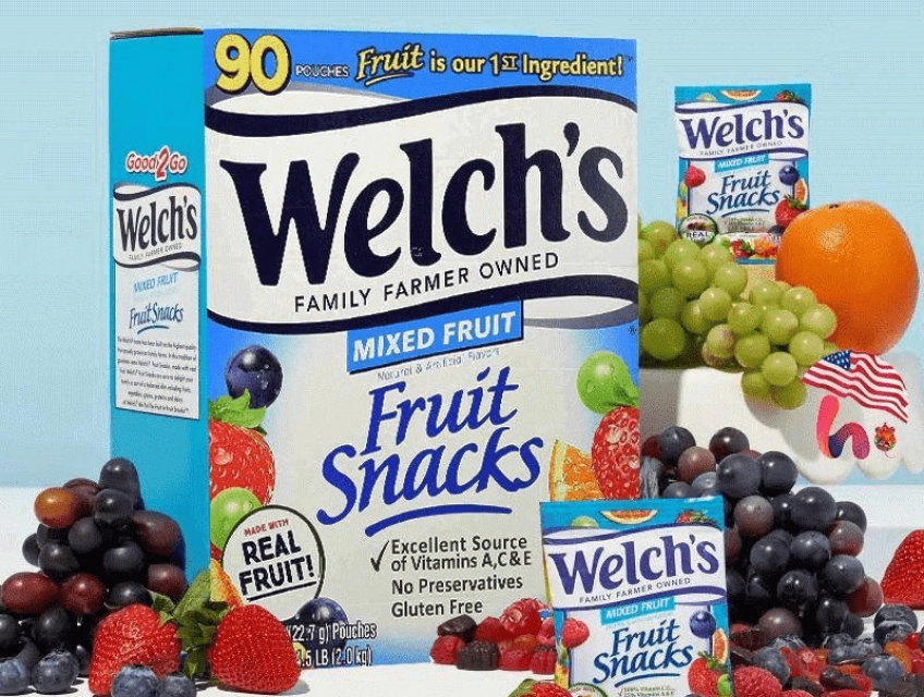 Kẹo Dẻo Trái Cây Welch’s Fruit Snacks Mixed Fruit (2kg)