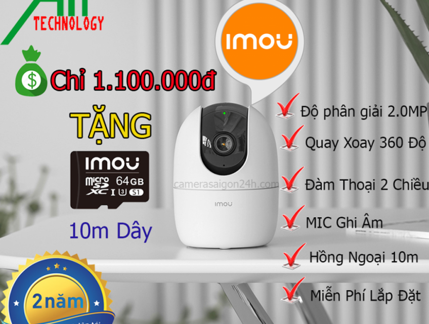 Lắp Camera Không Dây Chính Hãng Giá Giảm Tận Gốc / Tặng Thẻ 64GB