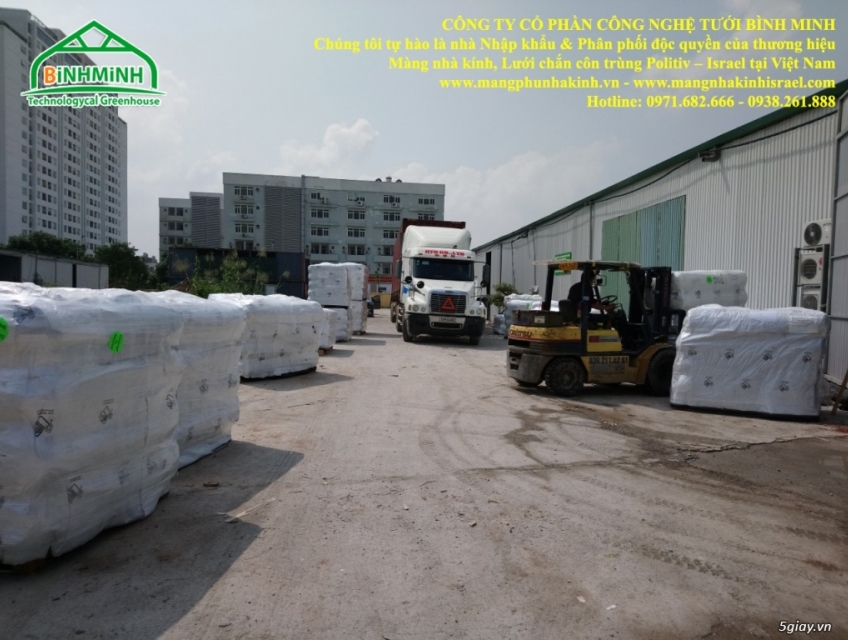 Bán màng nhà kính Politiv Israel, màng nhà kính tốt nhất