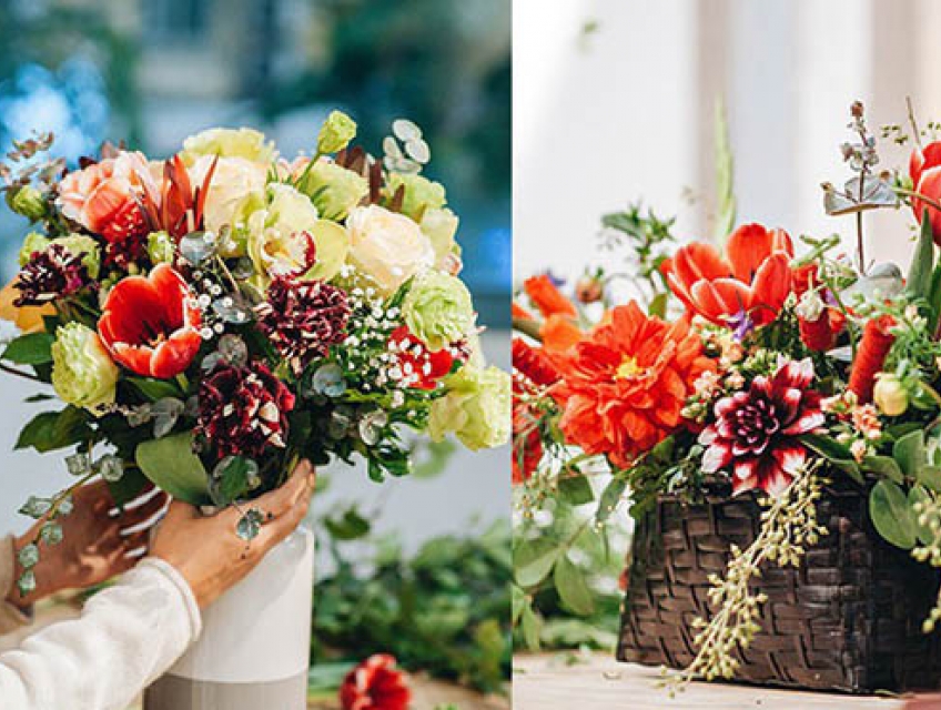 Mẹo chọn và hoa tươi cho chị em phụ nữ