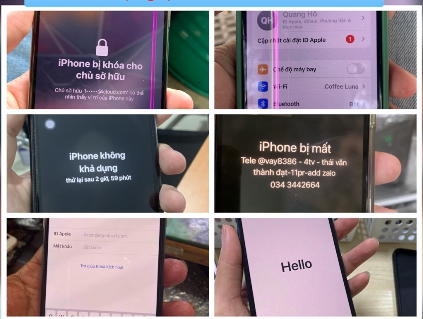 Thu mua iPhone khóa icloud Tại TPHCM