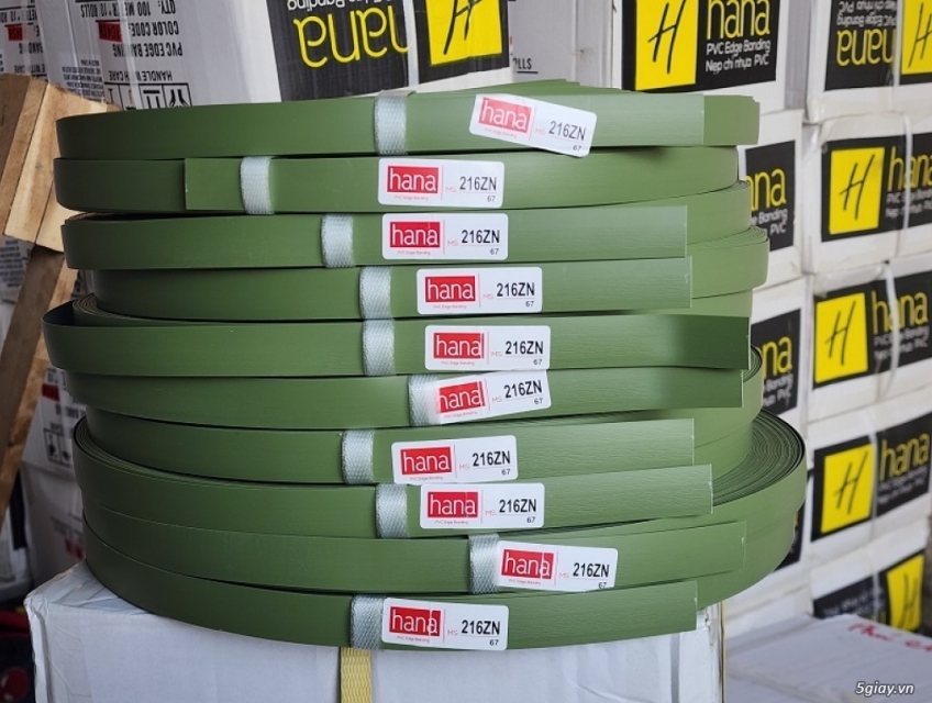 Nẹp chỉ nhựa PVC giá rẻ Hana mã màu 216ZN