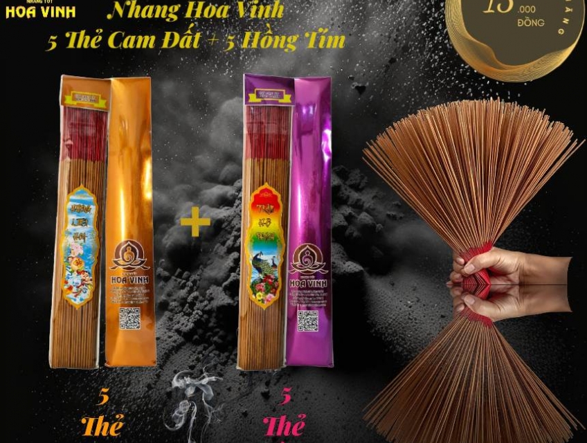 Nhang sạch Hoa Vinh - Tuyển 100 đại lý, nhà bán hàng tại TPHCM và miền