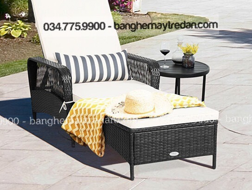 Giường tắm nắng để hồ bơi cho khách sạn, resot cao cấp