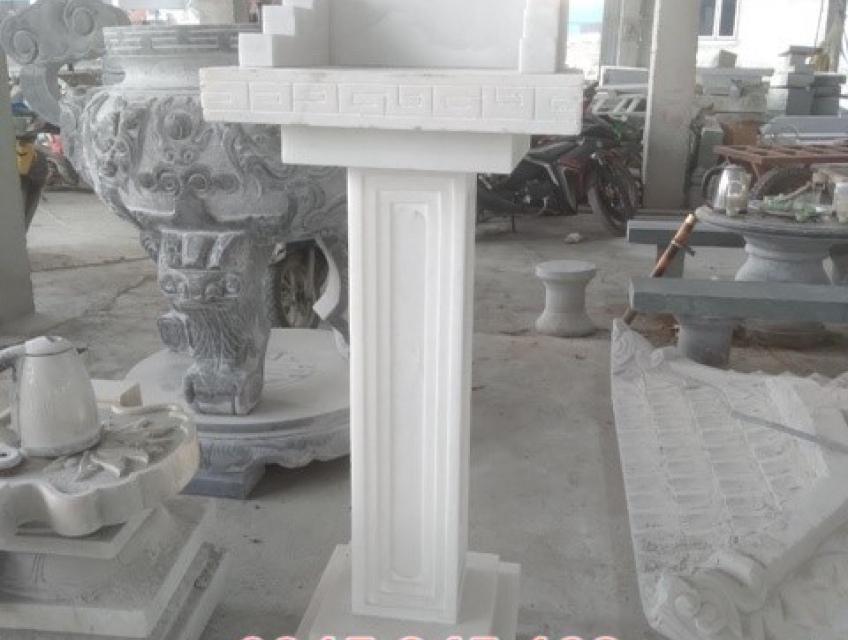 45 Miếu thờ trùng thiên thờ đá khối đẹp Bến Tre