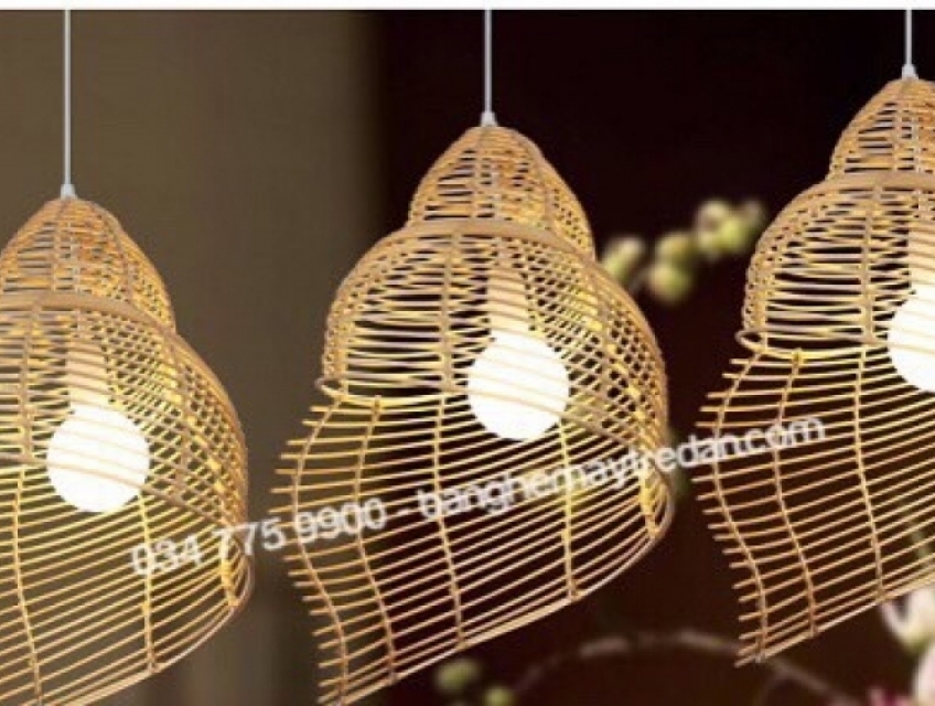 Đèn trang trí mây tre đan - Mây Tre Lục Bình