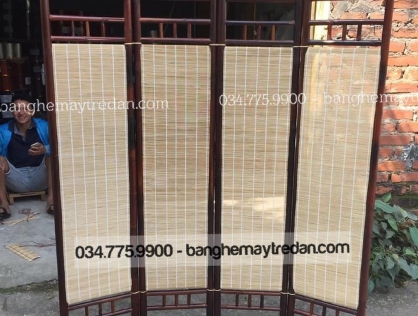 Xưởng cung cấp bình phong bằng tre giá rẻ