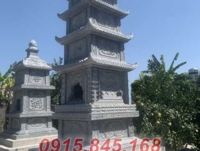 09+ Bảo tháp phong thuỷ đá xanh tự nhiên đẹp nhất