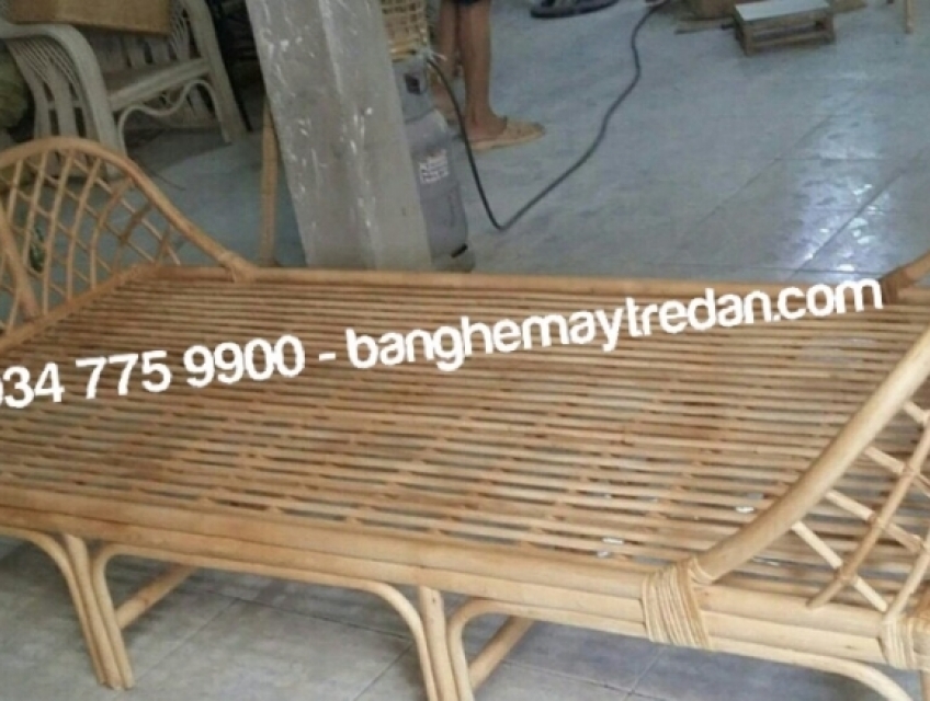 Giường mây tre đan hiện đại - Mây Tre Lục Bình
