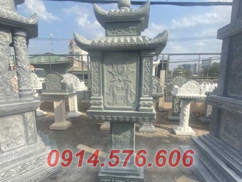 27 Hương án thờ thần linh đá khối đẹp bán nghệ an