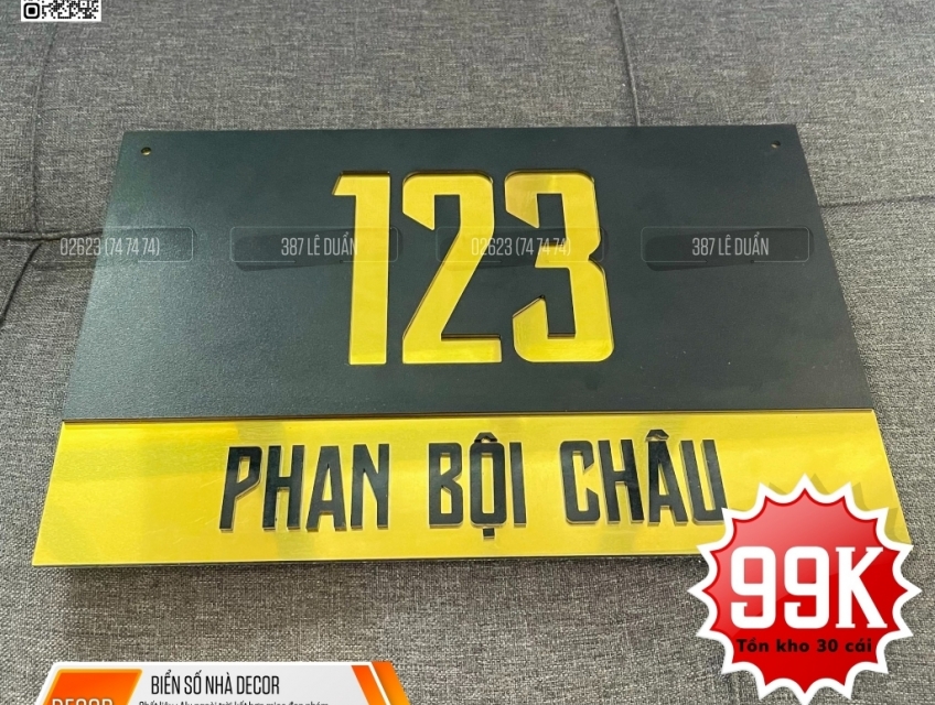 Biển số nhà giá rẻ
