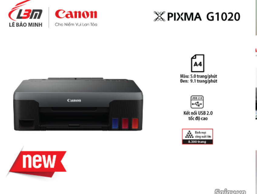 MÁY IN PHUN LIÊN TỤC CANON G1020