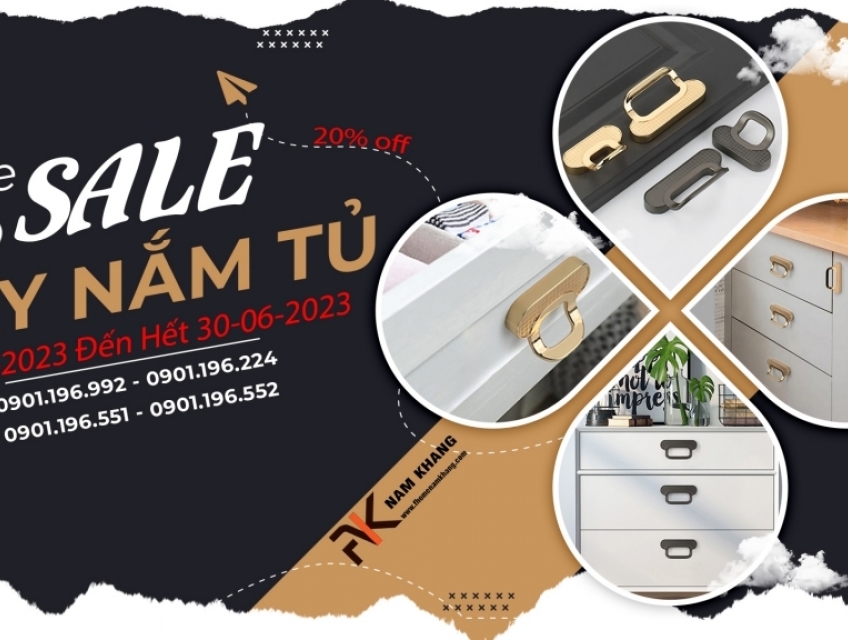 Tay nắm tủ cao cấp NK426 FhomeNamKhang