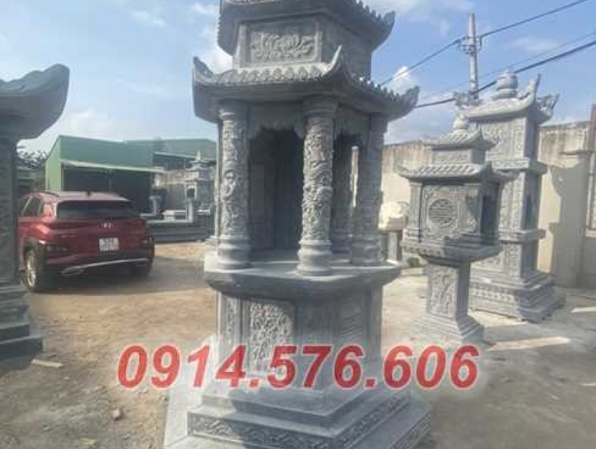 94+ Tháp mộ sư để cốt bằng đá bán hà nam