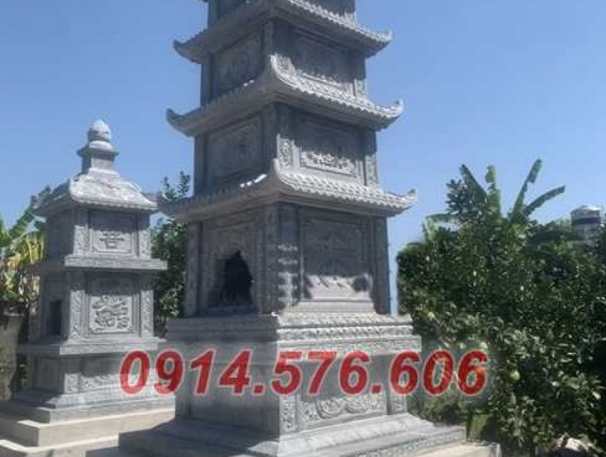 92+ Bảo tháp phật sư bằng đá xanh bán vĩnh phúc