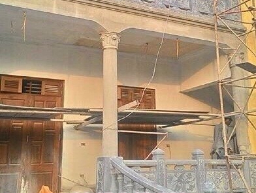 66 Tường rào lăng mộ đá khối đẹp tại Hà Tĩnh