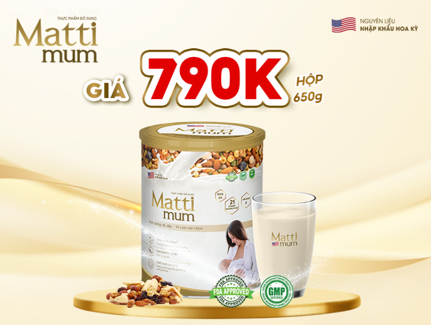 Sữa hạt lợi sữa Matti Mum giá bao nhiêu