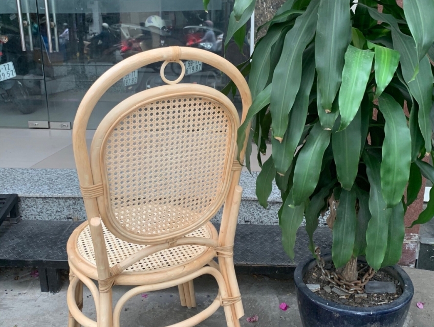 Ghế ăn bằng mây tre đan cao cấp