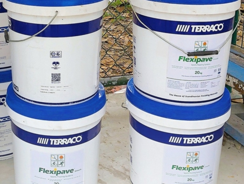 Đại lý bán sơn Tennis Terraco Flexipave coating giá rẻ cho công trình