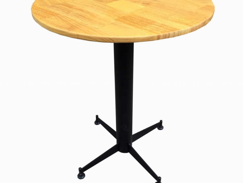 Bàn cafe chân sắt mặt gỗ