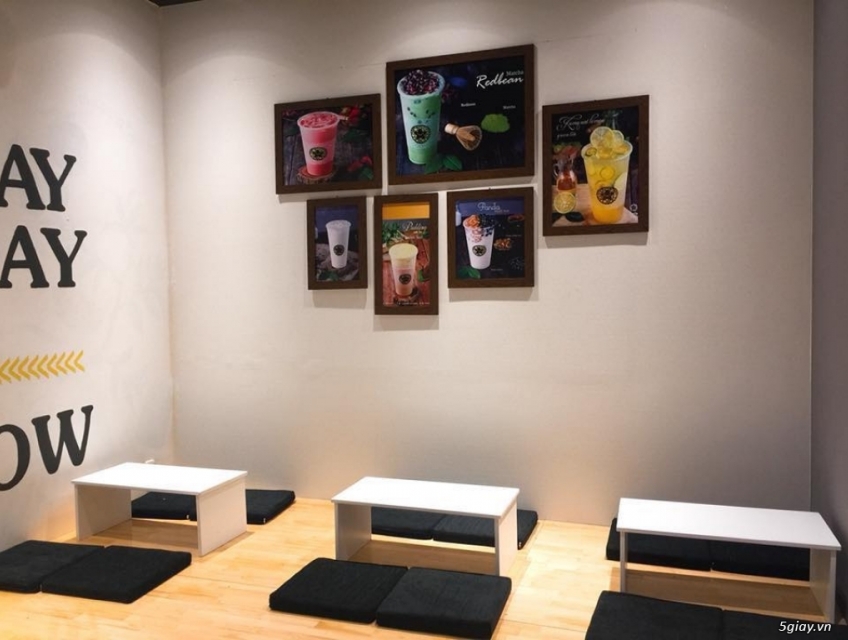Bàn ngồi bệt cho quán cafe, trà sữa