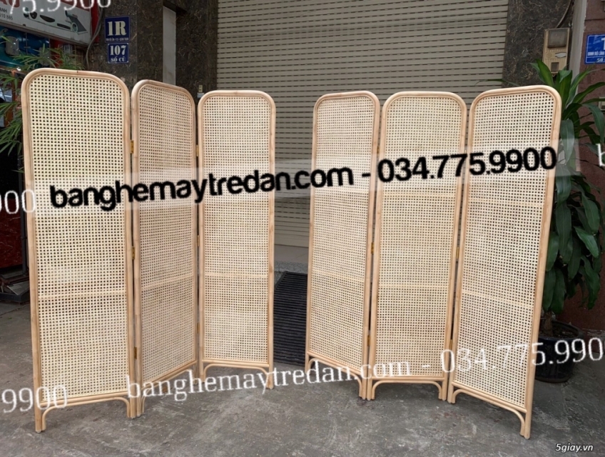 Tấm bình phong mây tự nhiên