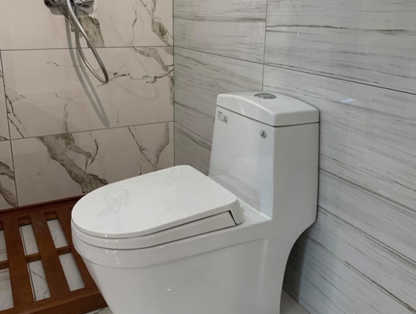 Bồn cầu liền khối Viglacera V35M - Sự bền bỉ theo thời gian.