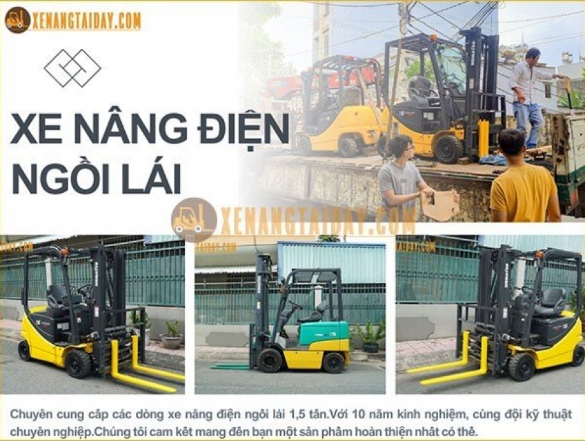 Bán xe nâng điện ngồi 1,5 tấn giá rẻ