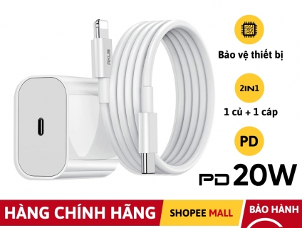 Combo sạc nhanh PD 20W - CB20W - Akus
