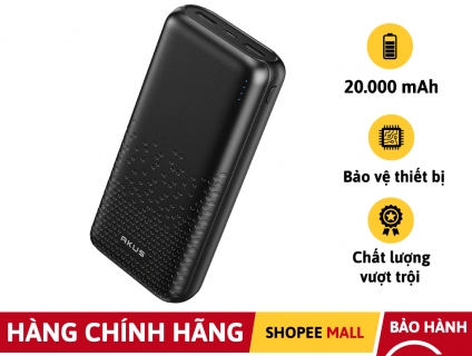 Sạc dự phòng 20000 mah DP131 - AKUS Hàng Chính Hãng