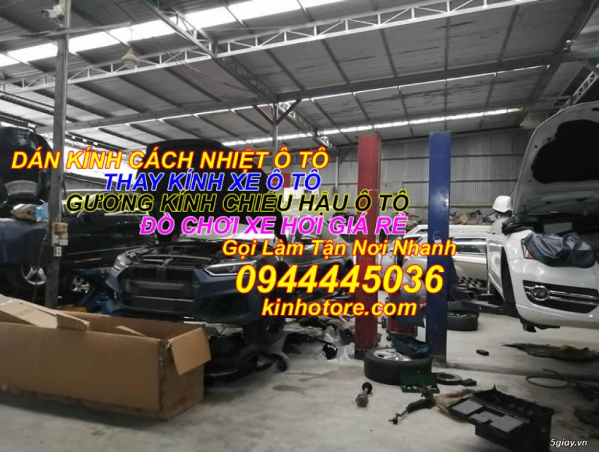 Thay kính xe hơi các loại, giá rẻ, tận nơi HCM, BD