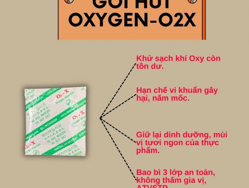 Gói Hút Oxy Cho Bánh Trung Thu