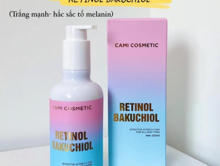 Kem retinol trắng da cami