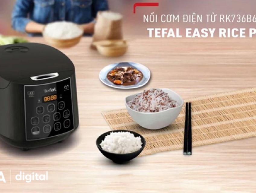 Khám phá nồi cơm điện tử Tefal 1.8L RK736B68 chính hãng
