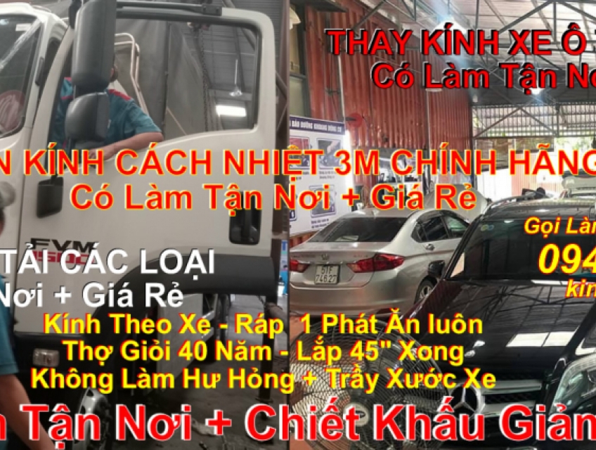 Thay Kính Ô Tô - Những Rủi Ro Tiềm Ẩn