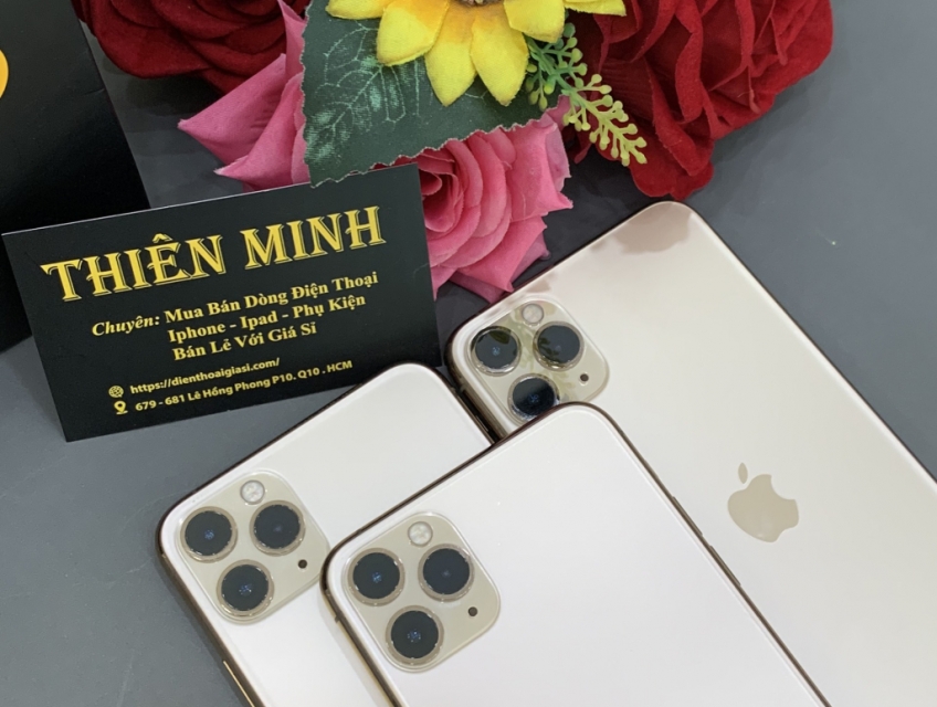 iphone 11pro max 256gb vàng LL