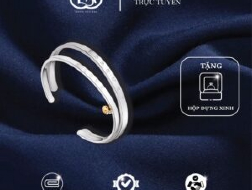 Nhẫn đôi bạc – Biểu tượng tình yêu vĩnh cửu