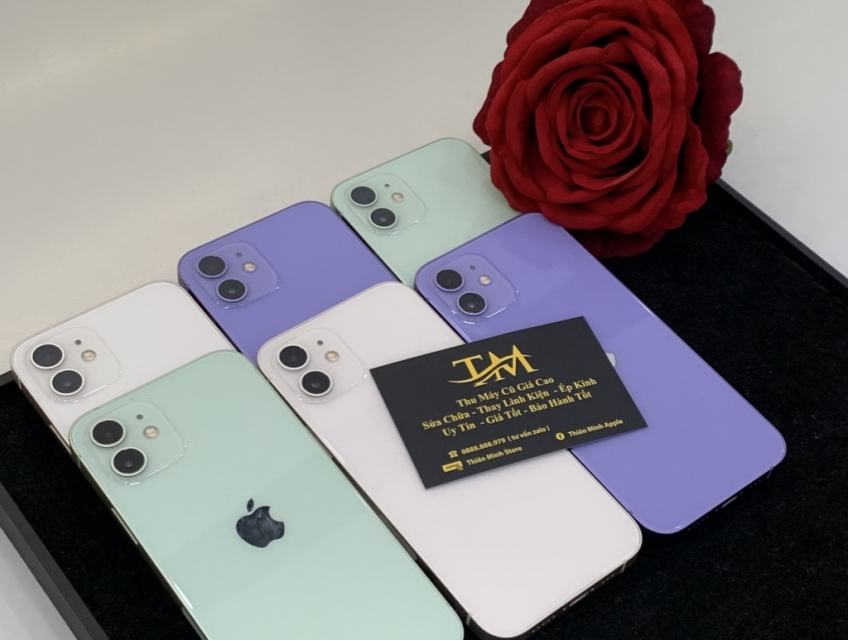 IPHONE 12 64GB TRẮNG , TÍM , XANH