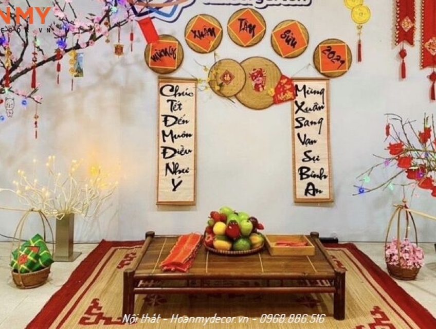 TOP #9 Mẹo trang trí phòng khách ngày Tết đẹp, Rước tài lộc 2024
